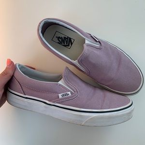 purple slip-on vans